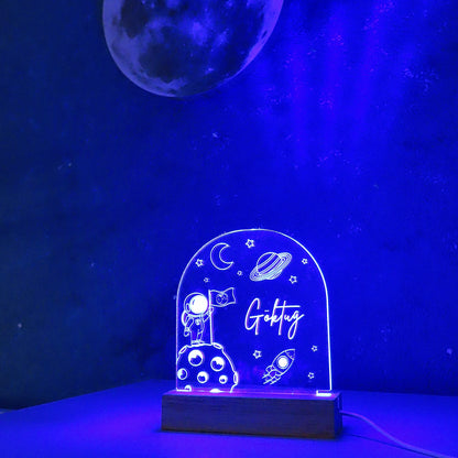 LED-Nachtlicht mit Namen - Jungen Edition