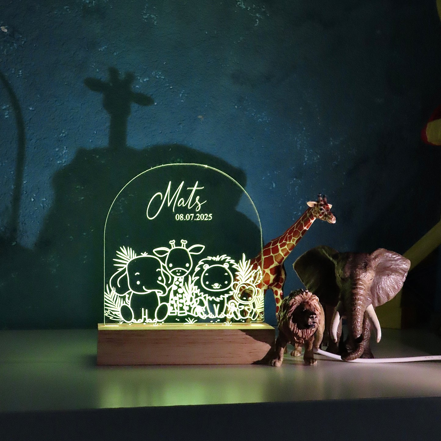 LED-Nachtlicht mit Namen - Jungen Edition